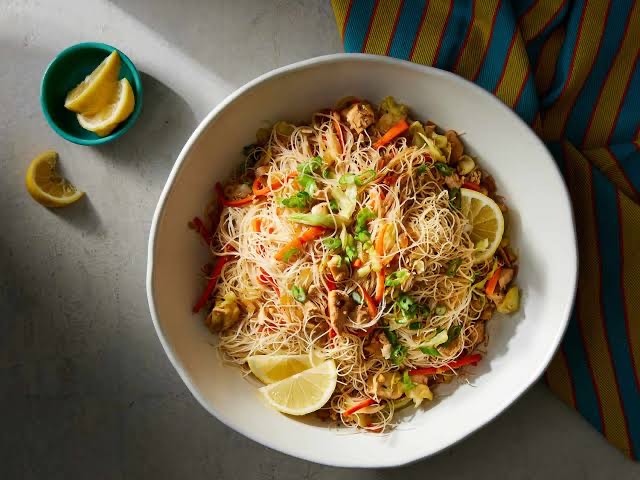 Sesame Pancit Noodles